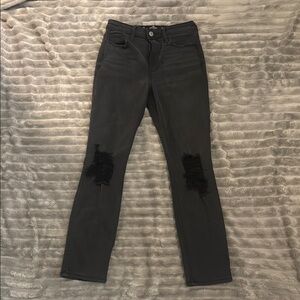 Black Skinny Distressed Jeans